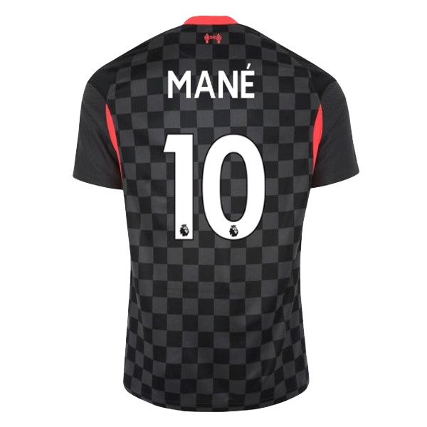 Camiseta Liverpool NO.10 Mane Tercera Equipación 2020-2021 Negro